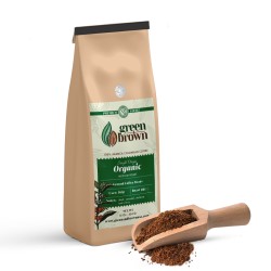 Organic Medium Roast Coffee 16 oz (454g) Ground Colombian Coffee Green & Brown