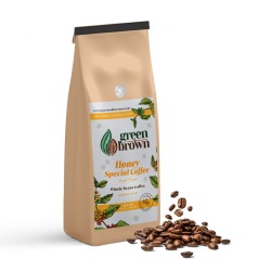 Honey Special Coffee 12 oz (454g) Whole Bean Colombian Coffee Green & Brown