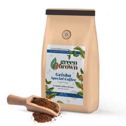 Geisha Special Coffee 80 oz (5lbs) Ground Colombian Coffee Green & Brown