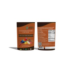 Cacao Powder With Panela Cane Sugar 70% Cacao 30% Panela 16 Oz (454g) Green & Brown
